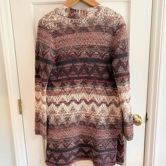 99 JANE STREET Western Boho Open Front Duster Medium - Picture 3 of 10